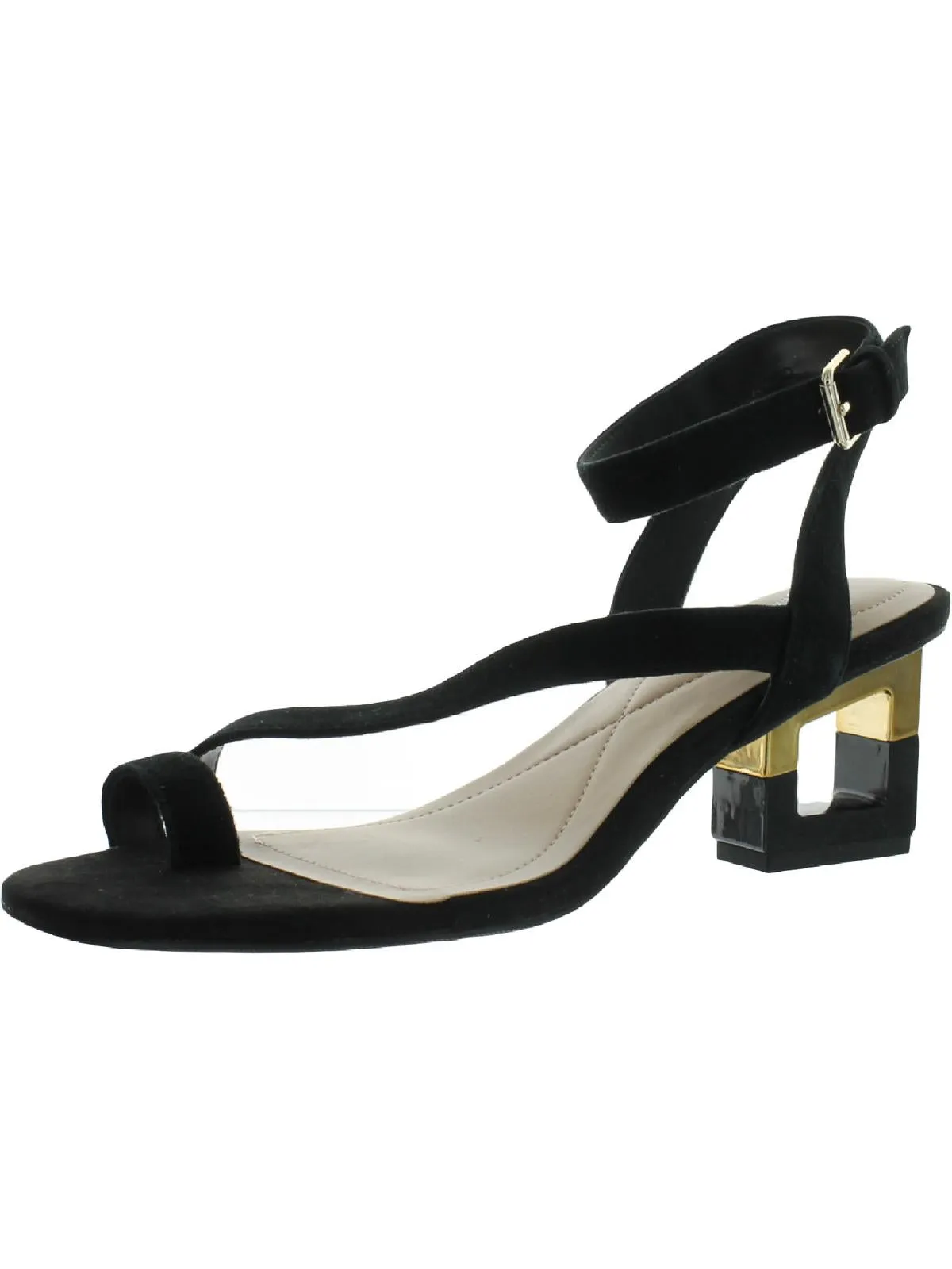 Coreena Womens Toe Loop Buckle Dress Sandals
