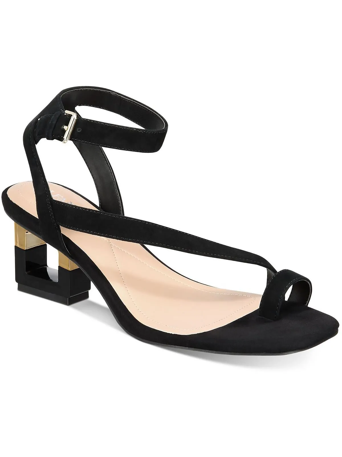 Coreena Womens Toe Loop Buckle Dress Sandals