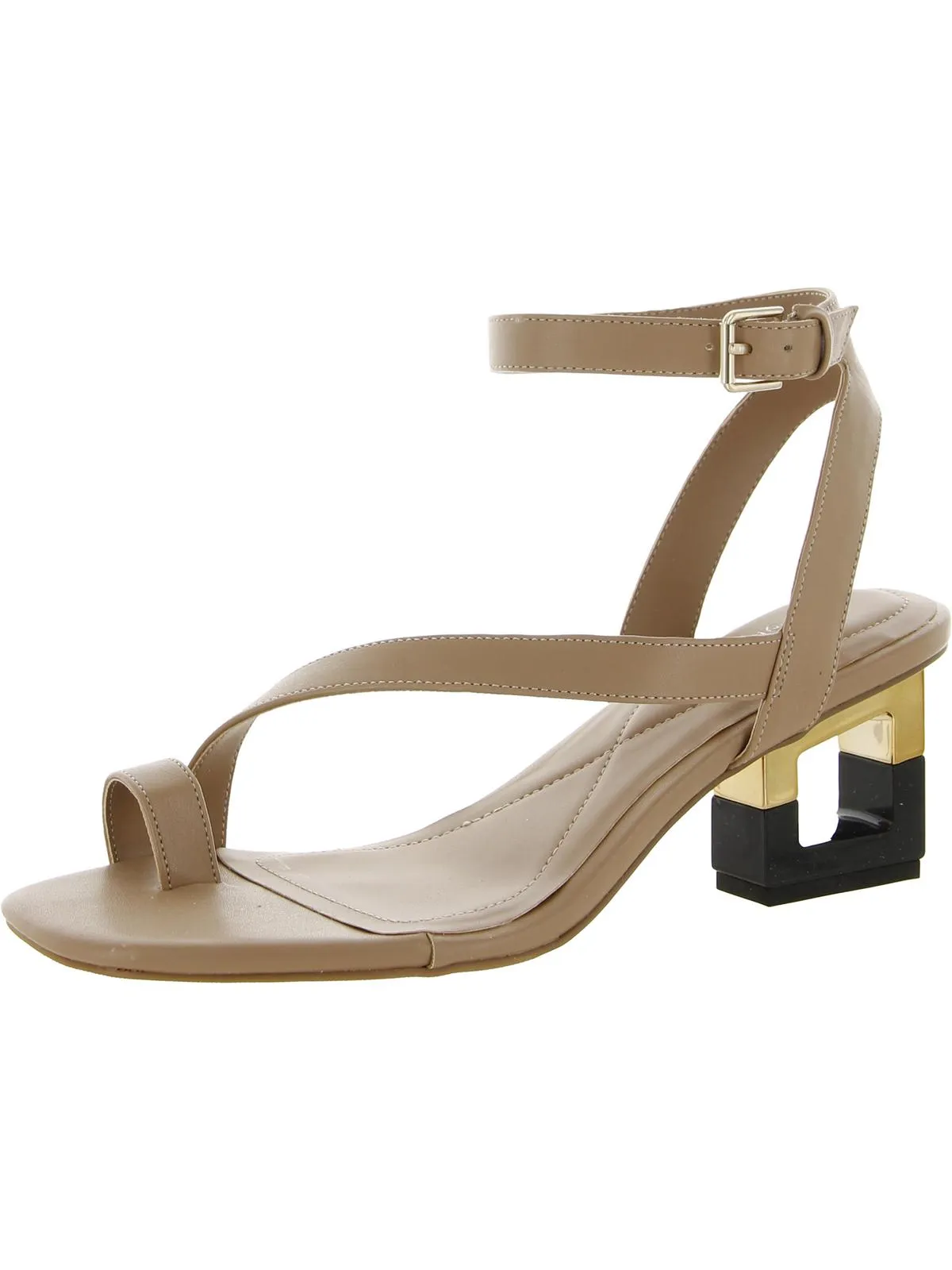 Coreena Womens Toe Loop Buckle Dress Sandals