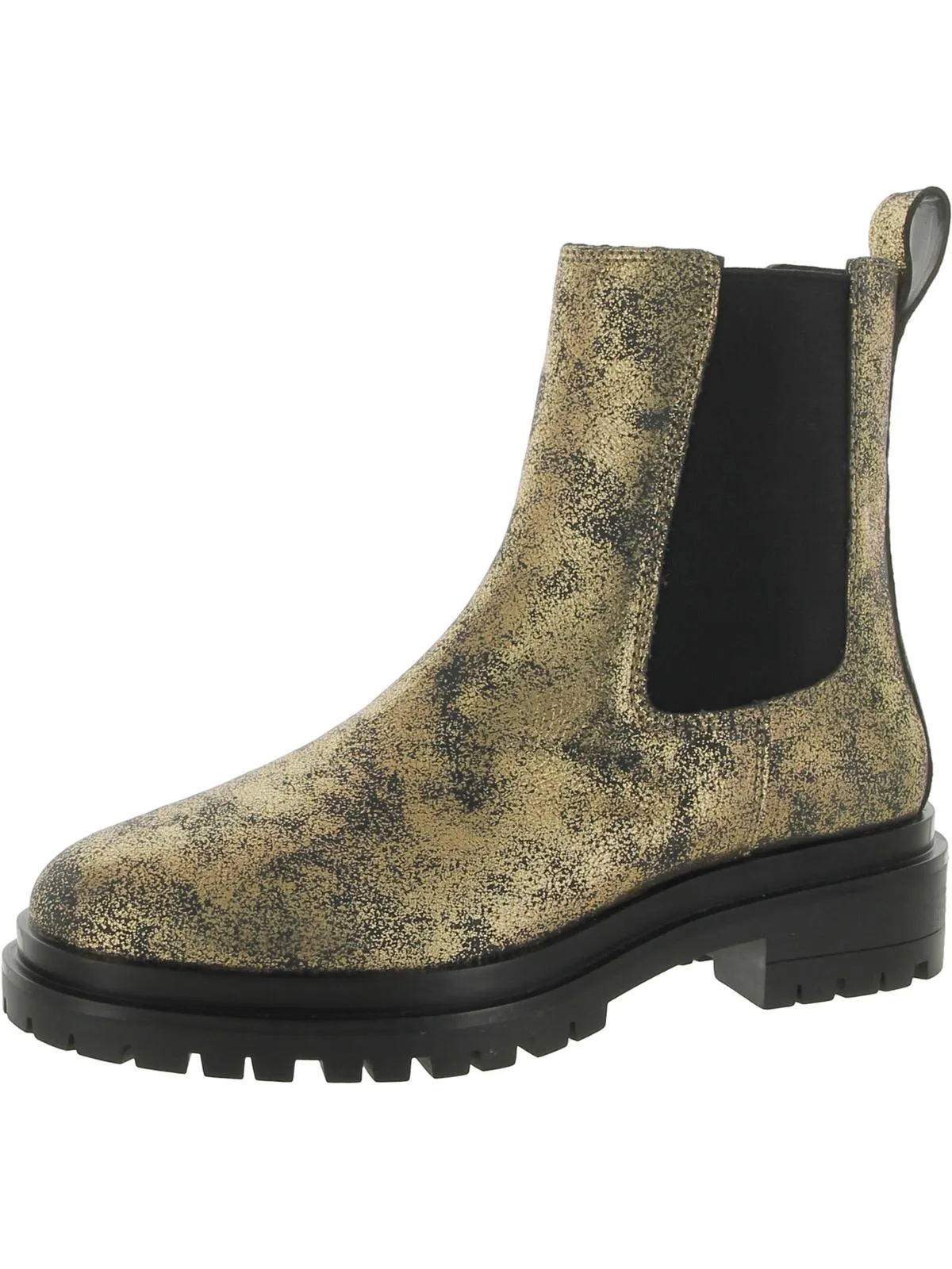 Corinne  Womens Leather Ankle Booties