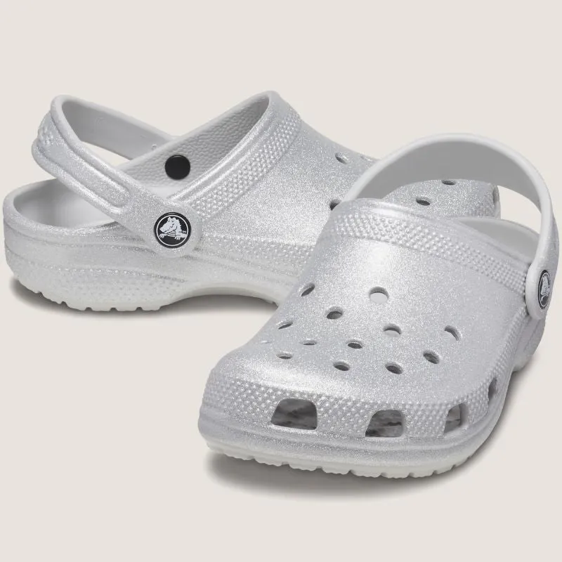 Crocs Classic Glitter Clog Shoes_Crocs
