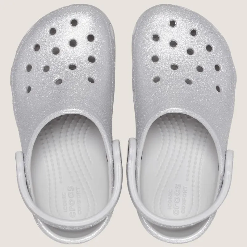 Crocs Classic Glitter Clog Shoes_Crocs
