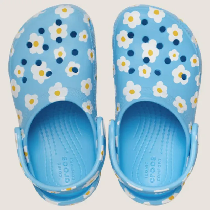 Crocs Toddler Classic Daisy Clog Shoes_Crocs