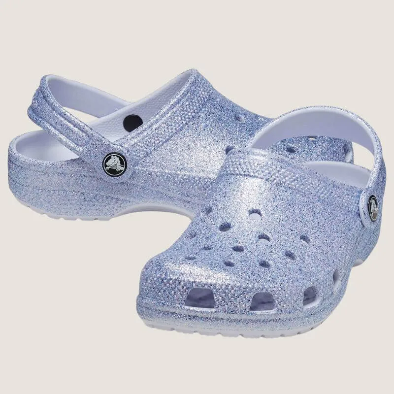 Crocs Toddler Classic Glitter Clog Shoes_Crocs