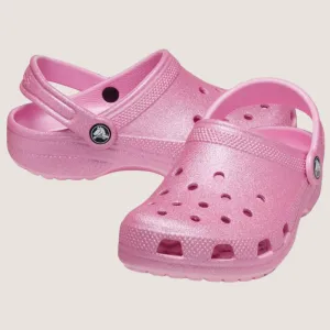 Crocs Toddler Classic Glitter Clog Shoes_Crocs