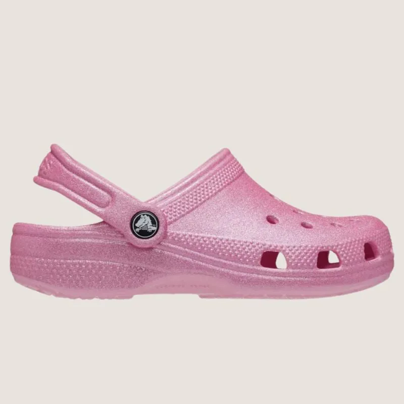 Crocs Toddler Classic Glitter Clog Shoes_Crocs