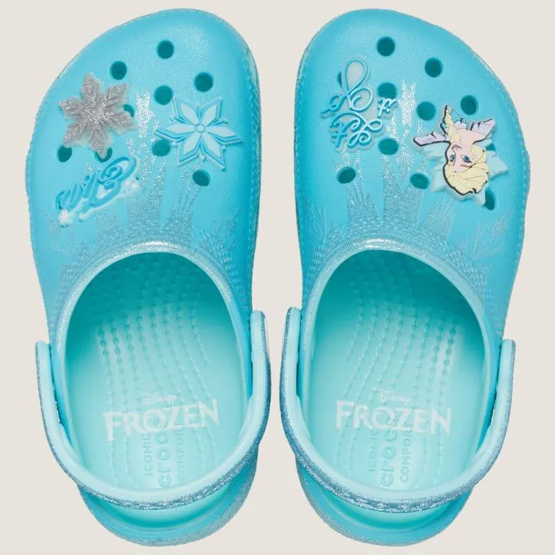 Crocs Toddler Frozen Elsa Classic Clog Shoes_Crocs