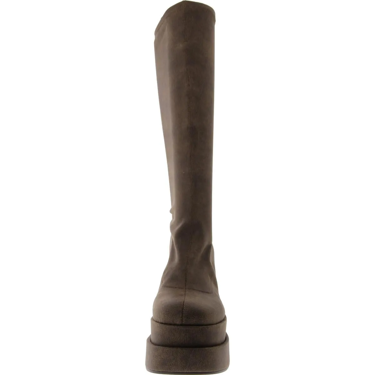 Cypress Womens Faux Leather Tall Knee-High Boots