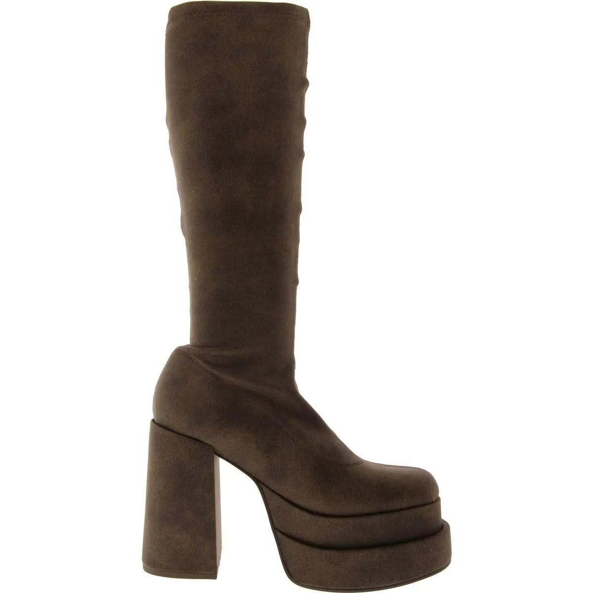 Cypress Womens Faux Leather Tall Knee-High Boots