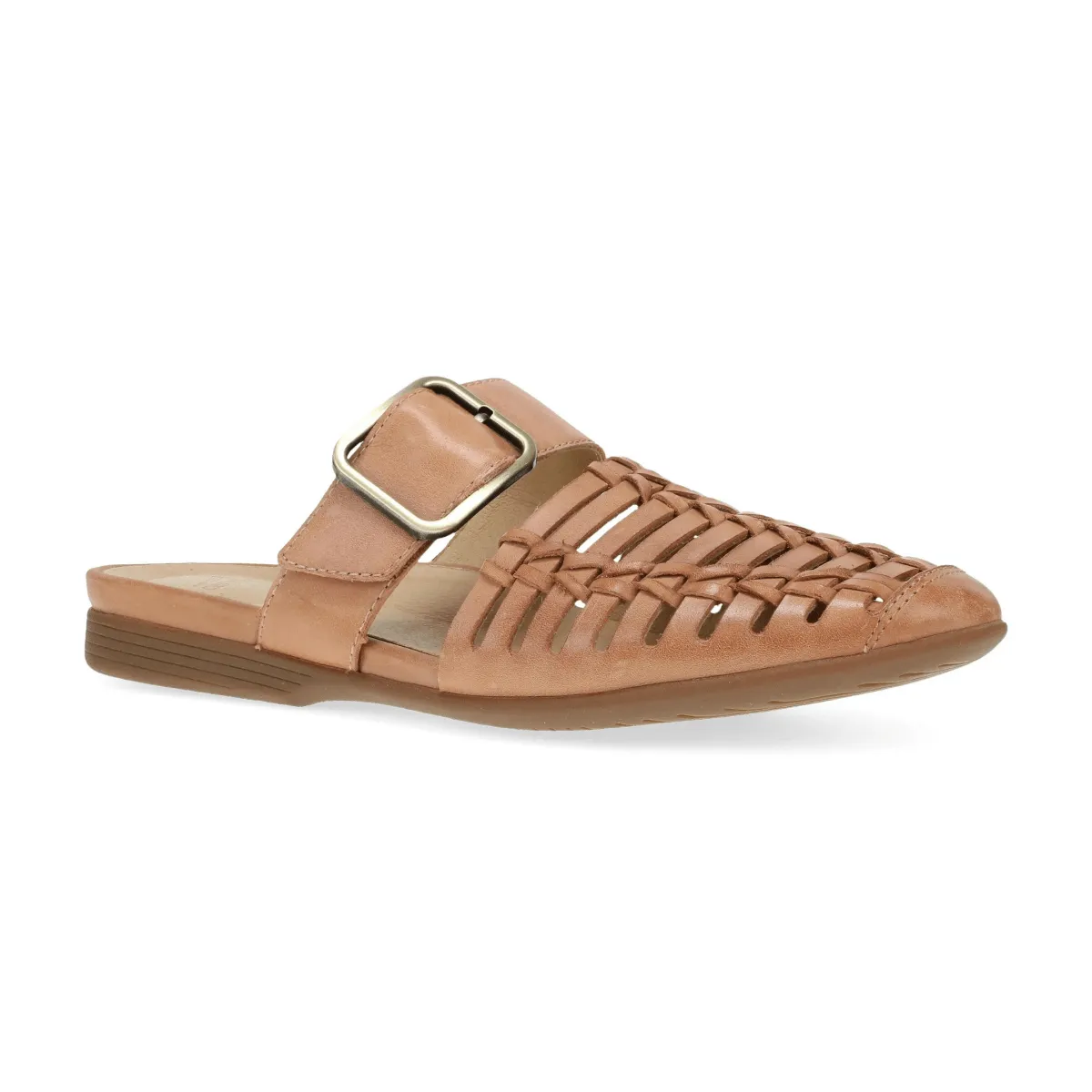 Dansko Women's Leilani Light Tan Burnished Nappa Mule