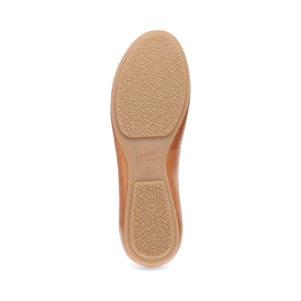 Dansko Women's Mollie Slip On Flat in Luggage Tan