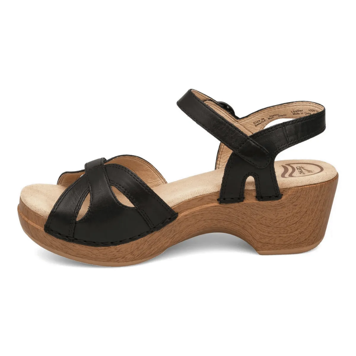 Dansko Women's Season Black Full Grain Leather