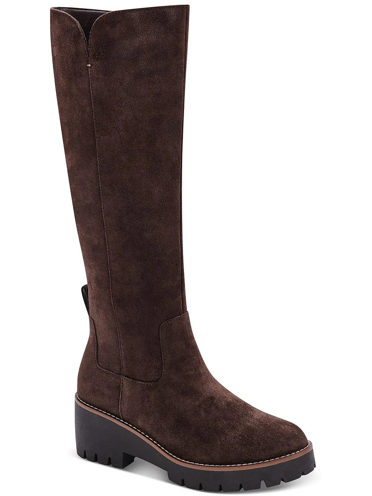 Dash Womens Suede Tall Knee-High Boots