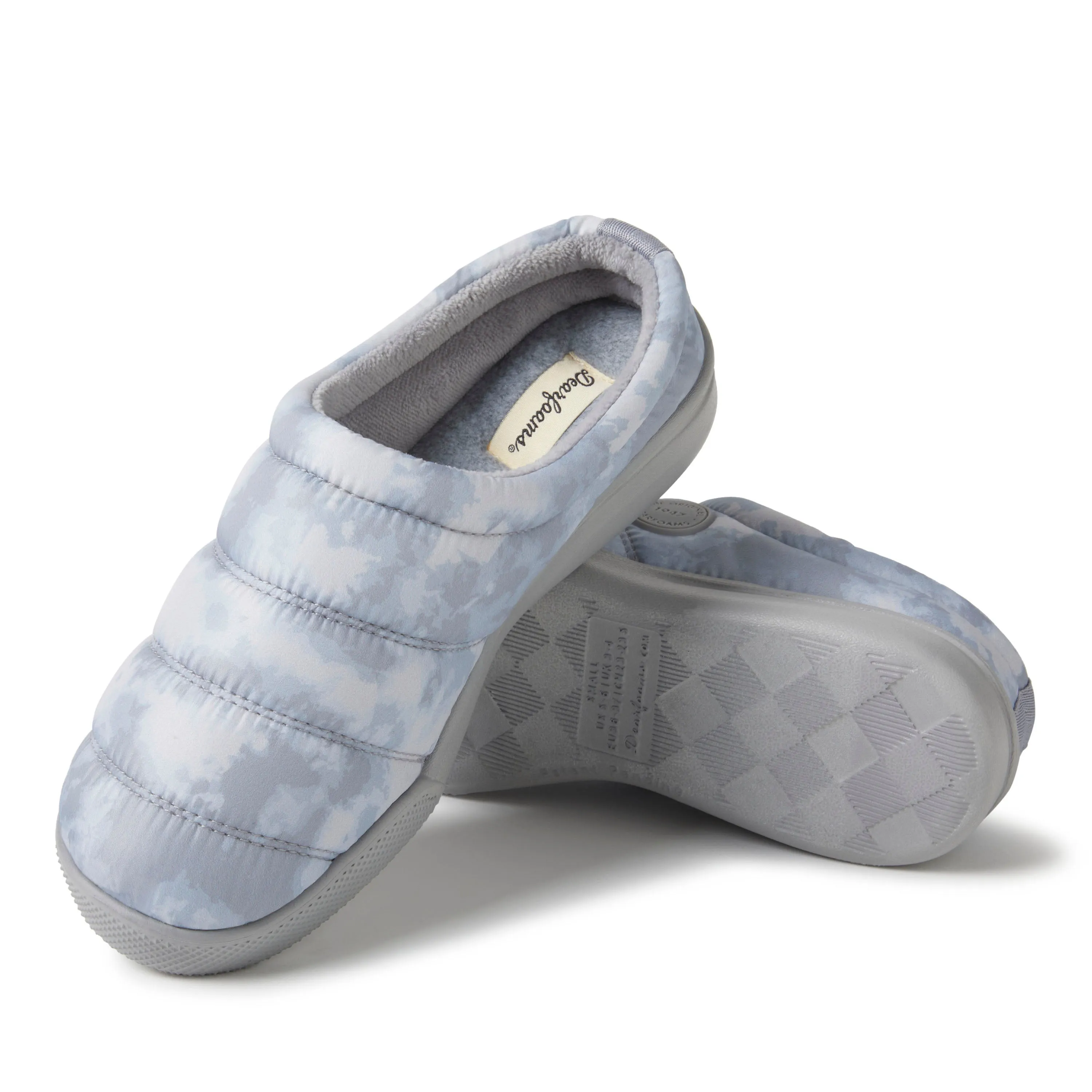 Dearfoams Womens Kendra Sport Lounge Nylon Clog