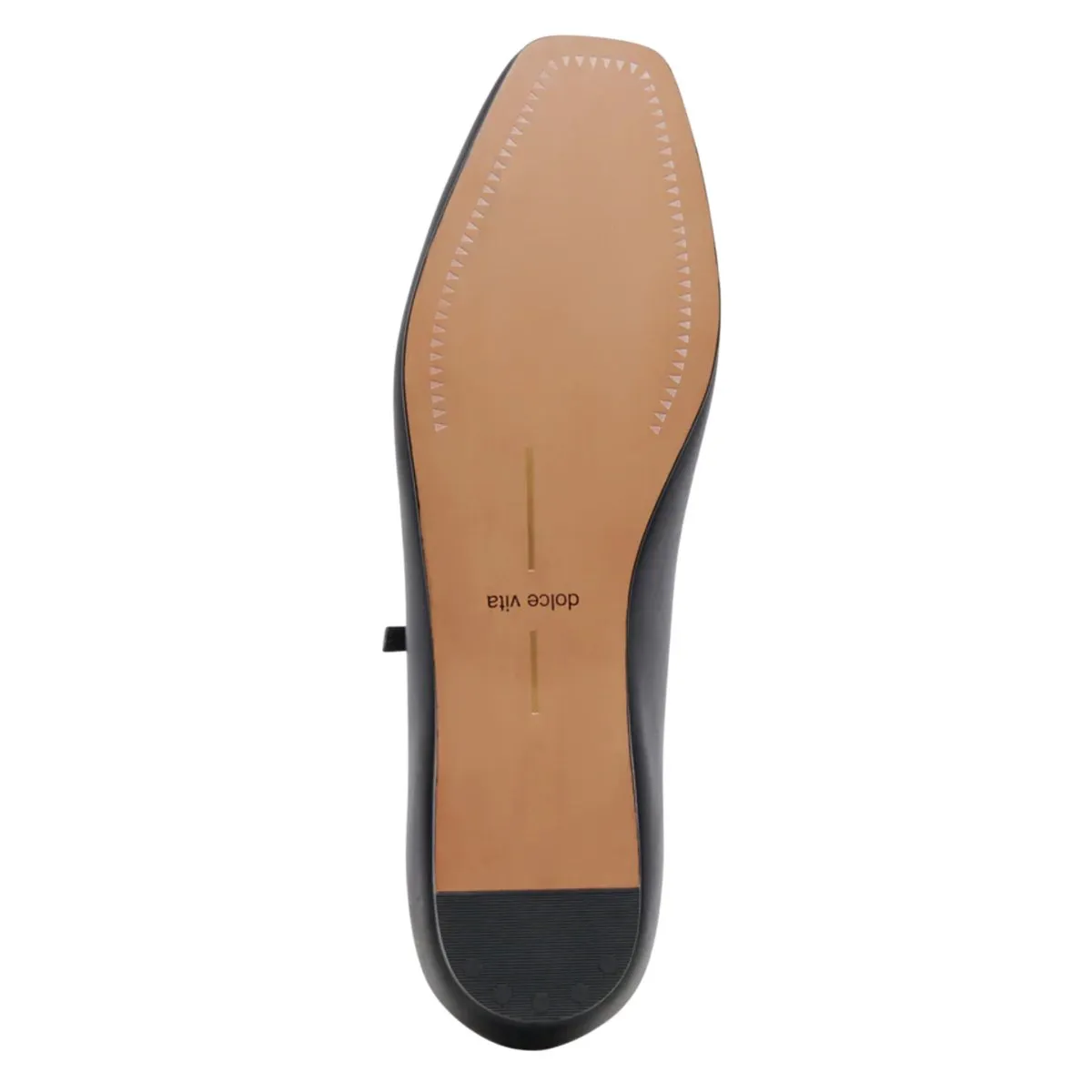 Dolce Vita Women's Reyes Ballet Flats Black Leather