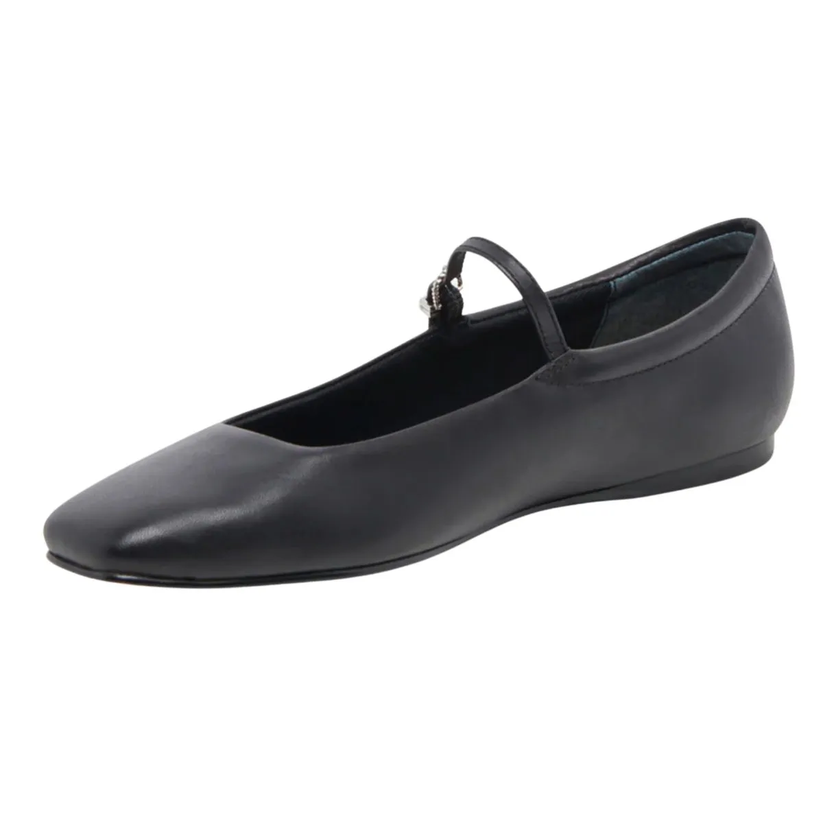Dolce Vita Women's Reyes Ballet Flats Black Leather