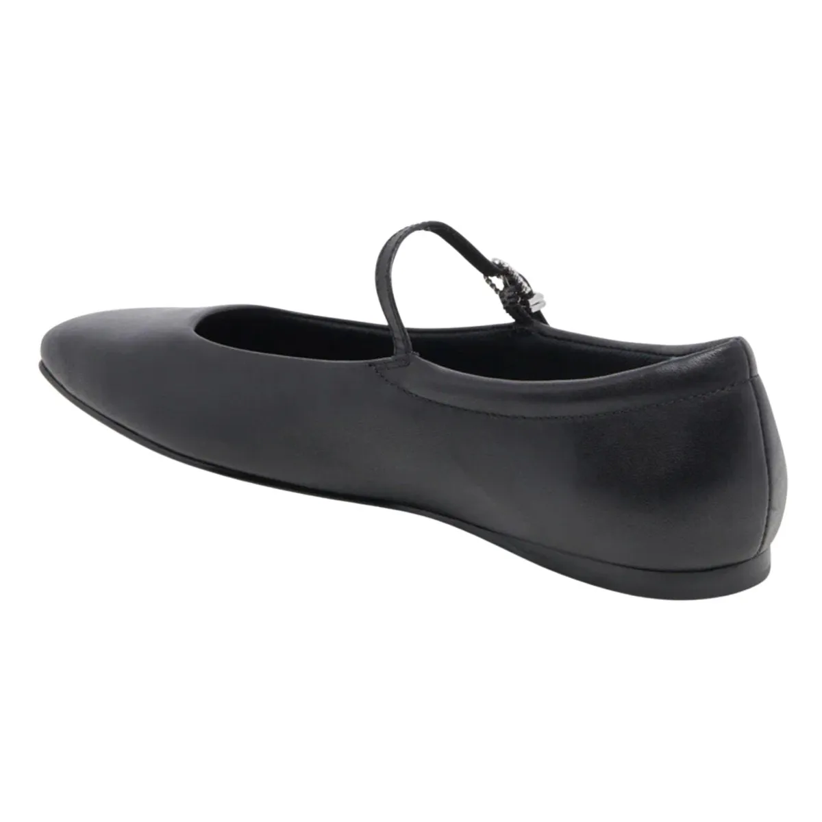 Dolce Vita Women's Reyes Ballet Flats Black Leather