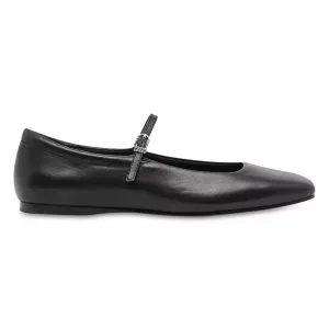 Dolce Vita Women's Reyes Ballet Flats Black Leather