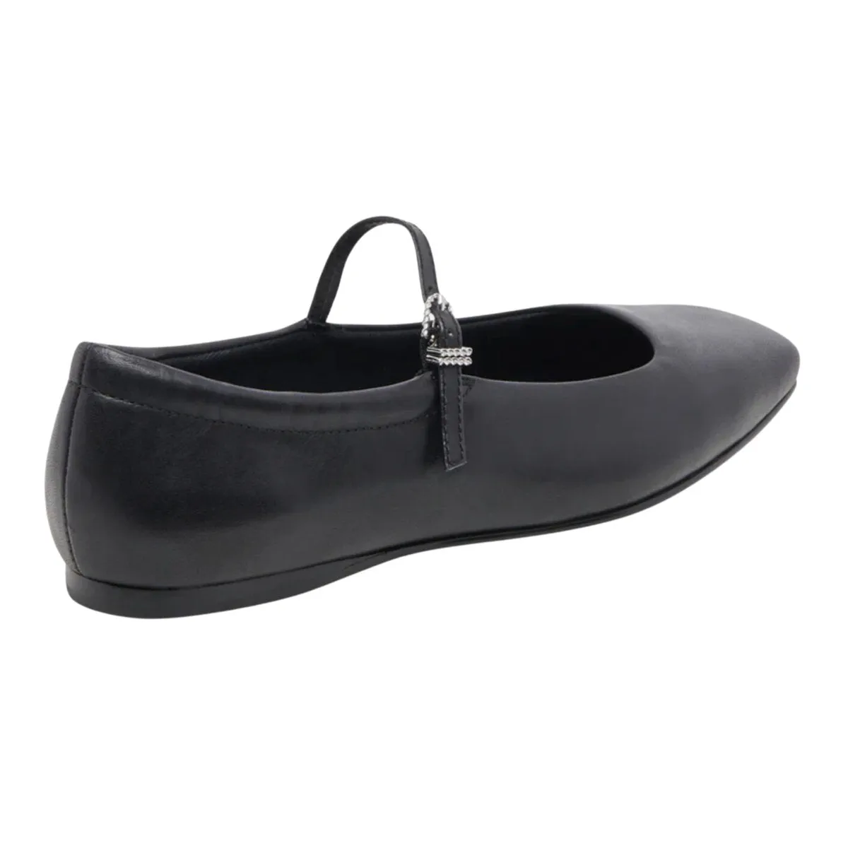 Dolce Vita Women's Reyes Ballet Flats Black Leather