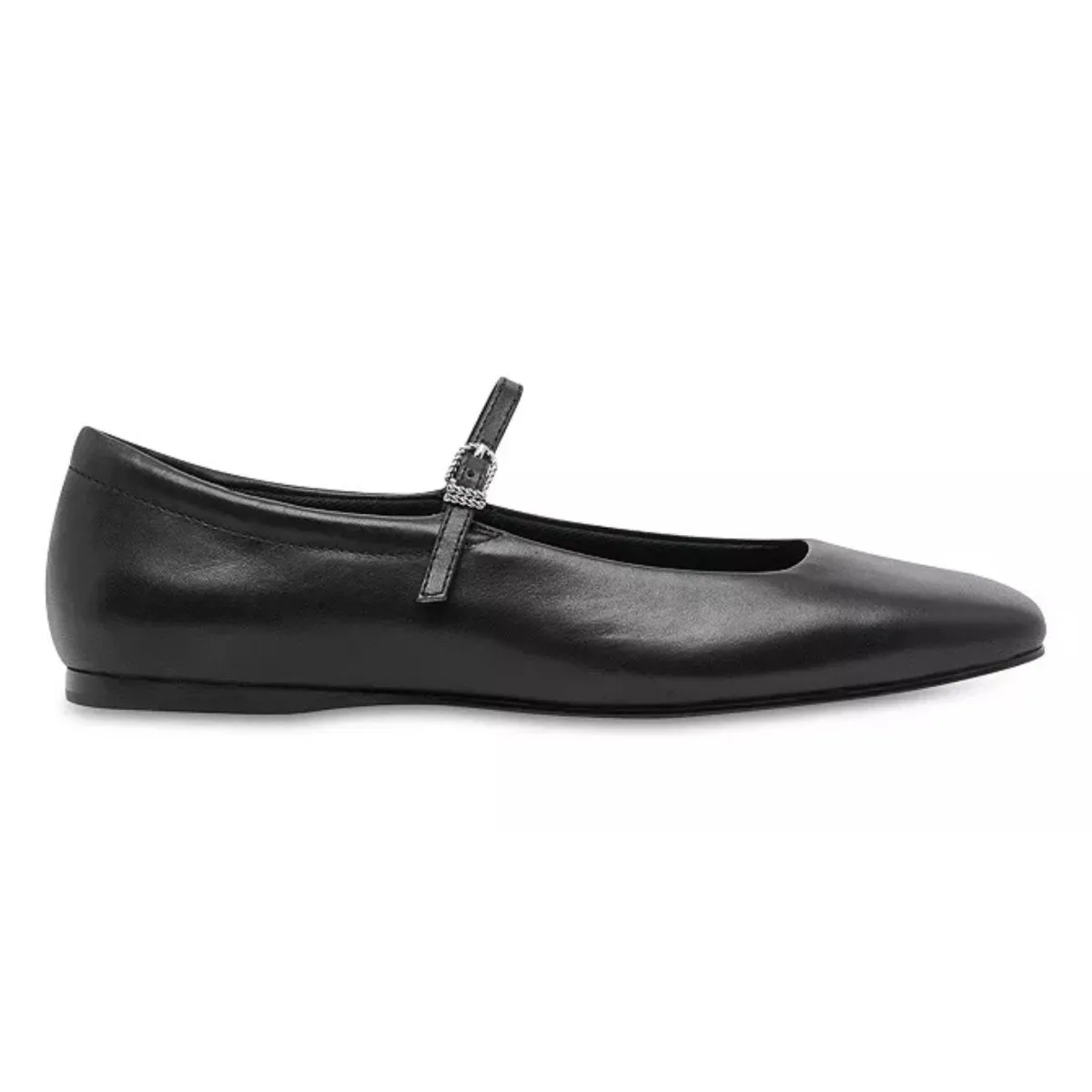 Dolce Vita Women's Reyes Ballet Flats Black Leather