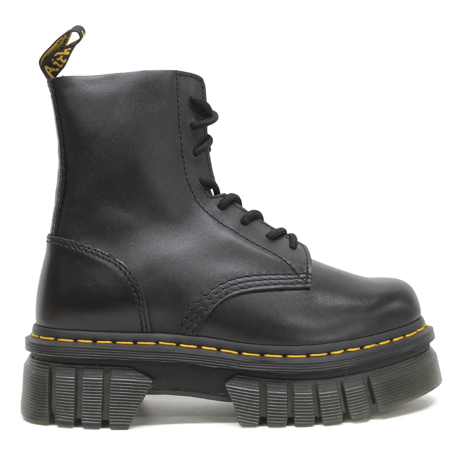 Dr. Martens Audrick 8 Eye Nappa Lux Leather Women's Ankle Platform Boots