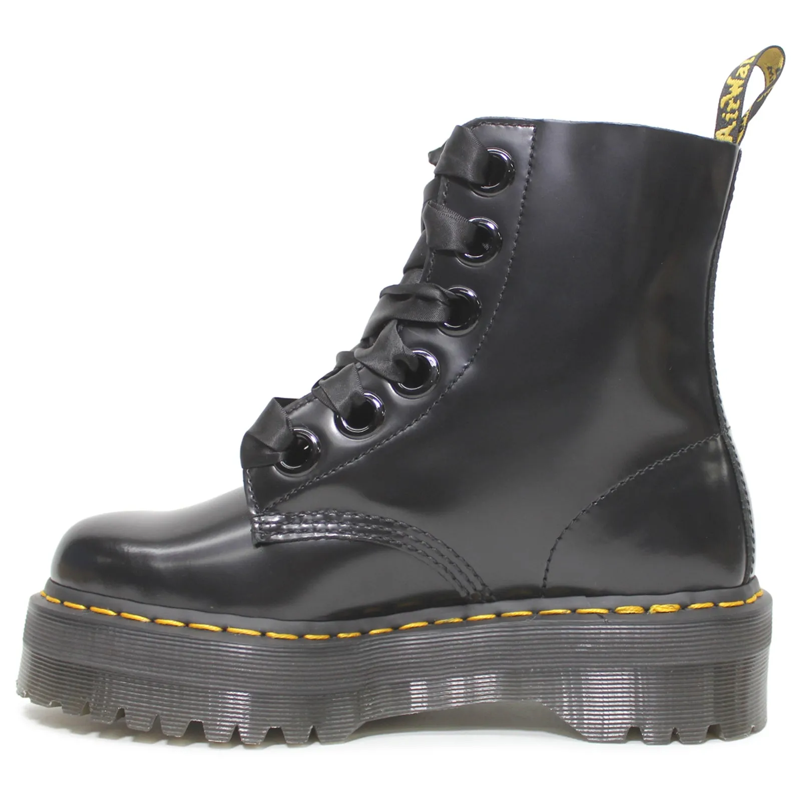 Dr. Martens Molly Full Grain Smooth Leather Women's Platform Boots