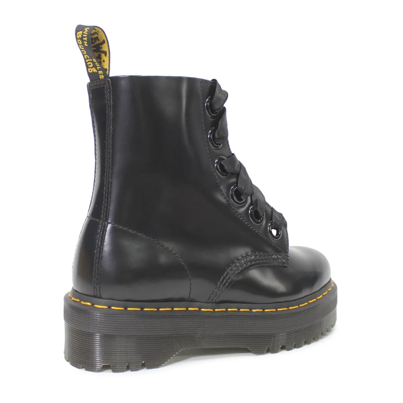 Dr. Martens Molly Full Grain Smooth Leather Women's Platform Boots