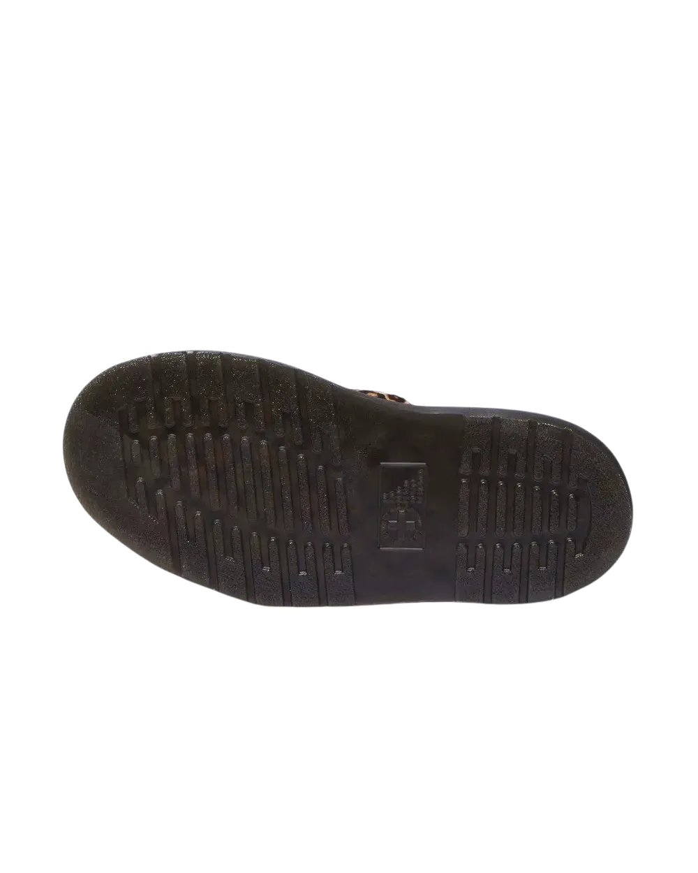 Dr Martens Shoes Clarissa II Quad Leopard Spot Hair On Sandals in Light Tan & Black