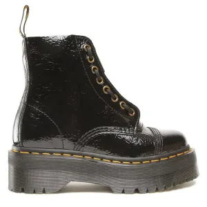 Dr. Martens Sinclair Distressed Patent Leather Women's Platform Boots