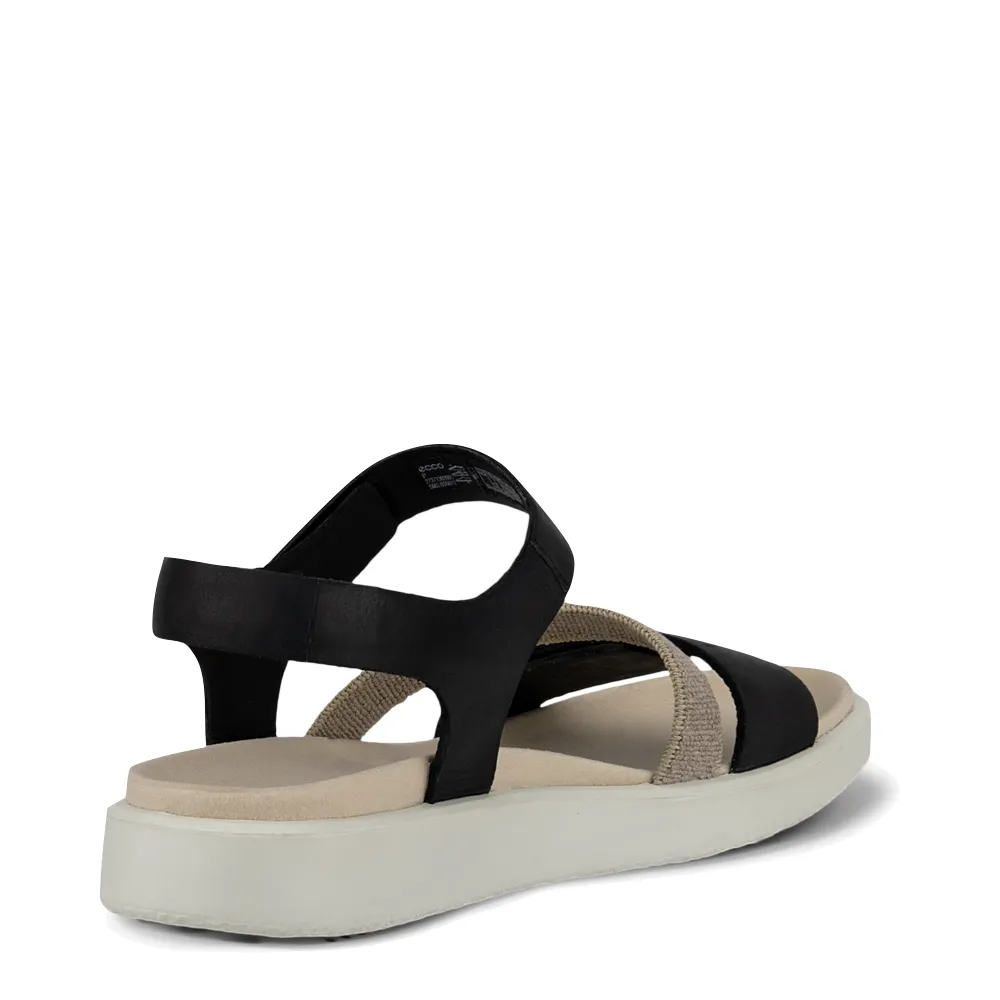 Ecco Women's Flowt 2 Band Sandal in Black