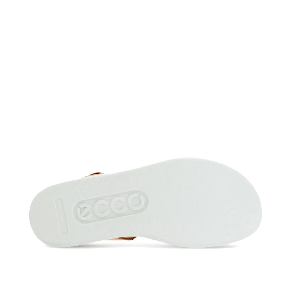 Ecco Women's Flowt 2 Band Sandal in Lion Tan