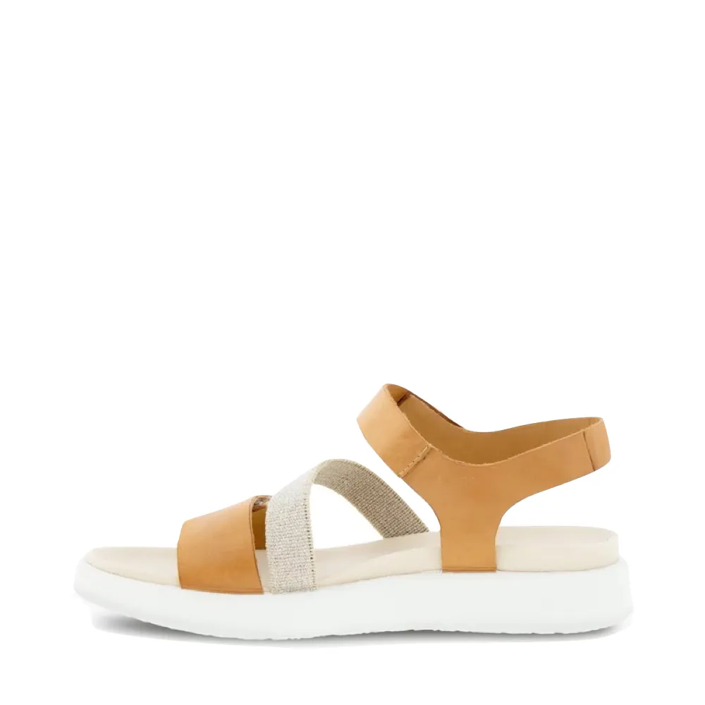 Ecco Women's Flowt 2 Band Sandal in Lion Tan