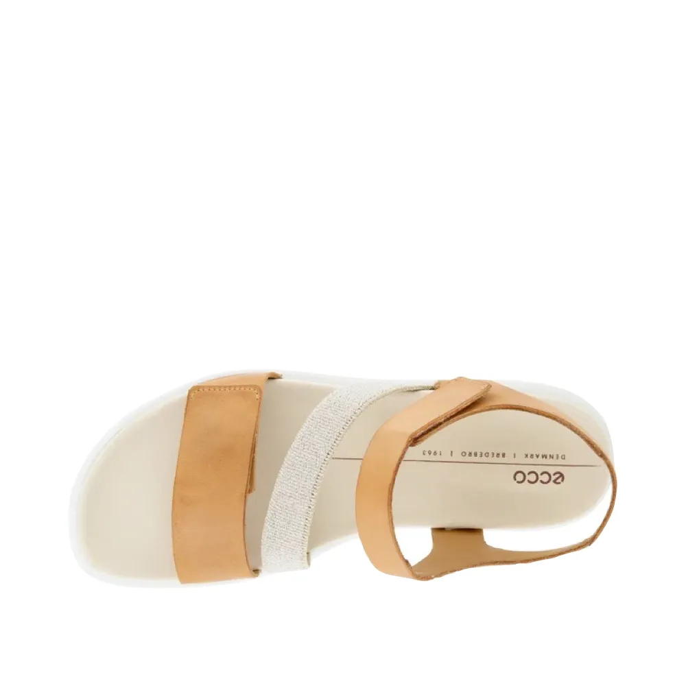 Ecco Women's Flowt 2 Band Sandal in Lion Tan
