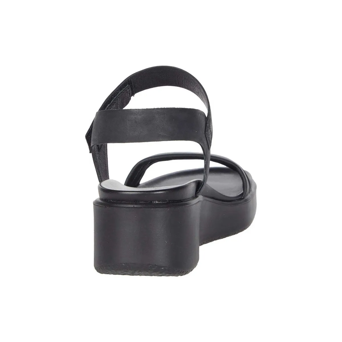 Ecco Women's FlowT LX2 Band Sandal Wedge Black