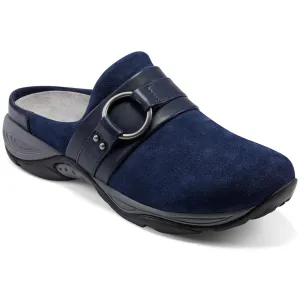 ELEENA Womens Leather Slip On Clogs