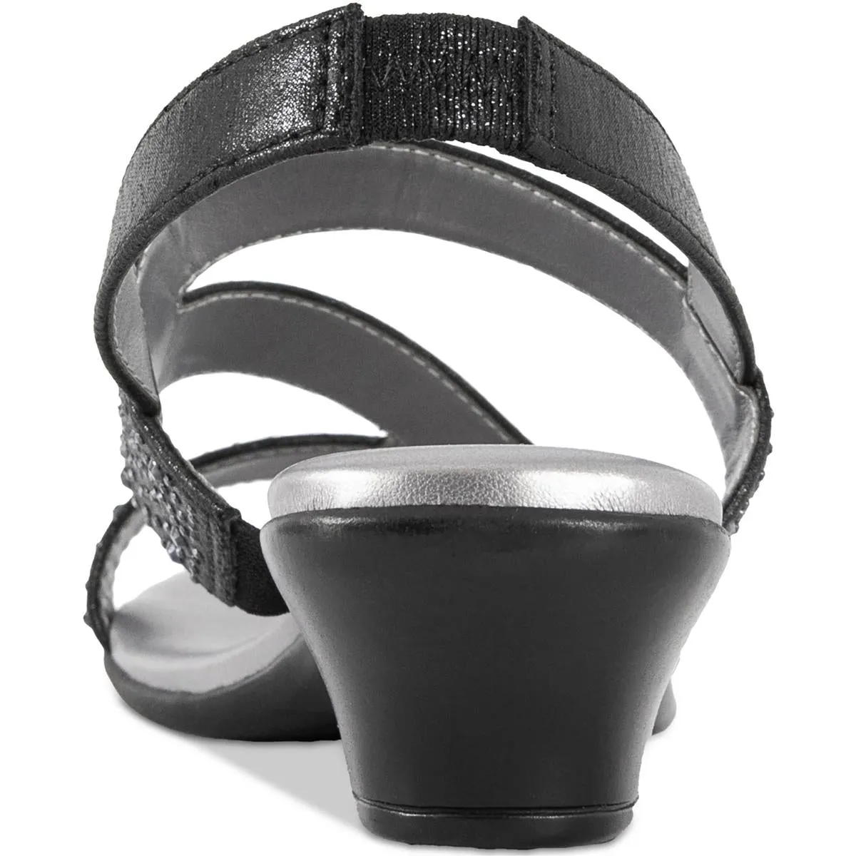 Elinna Womens Faux Leather Dressy Strappy Sandals