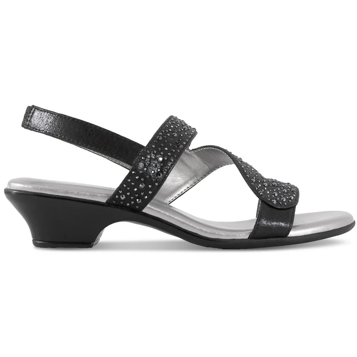 Elinna Womens Faux Leather Dressy Strappy Sandals