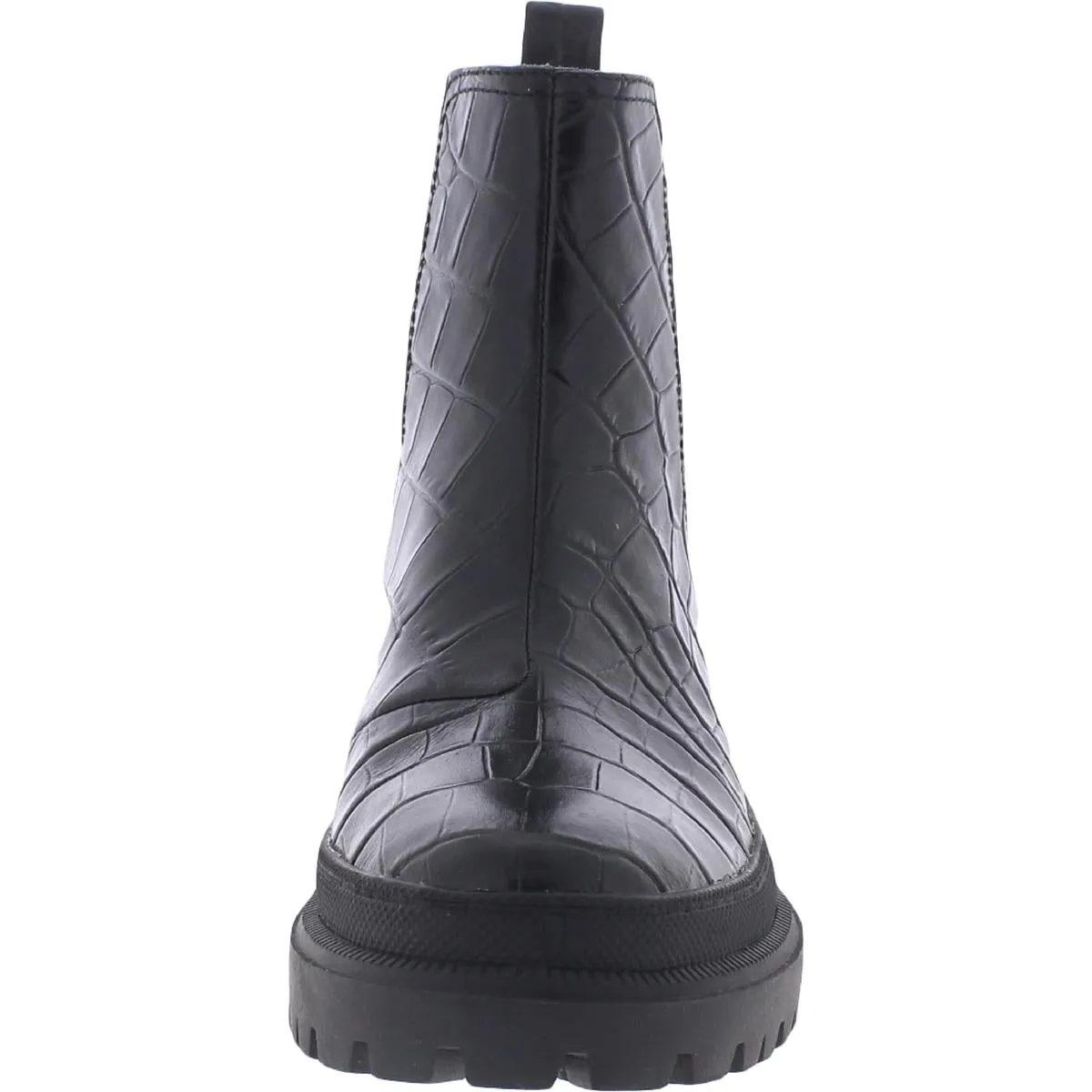 Emali Womens Nubuck Pull On Ankle Boots