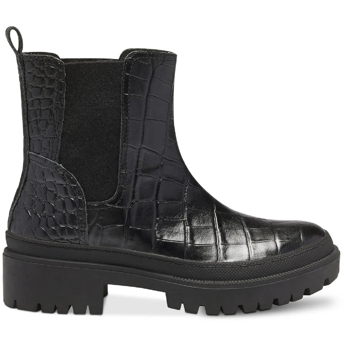 Emali Womens Nubuck Pull On Ankle Boots