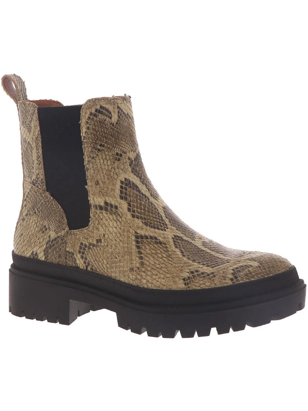 Emali Womens Nubuck Pull On Ankle Boots