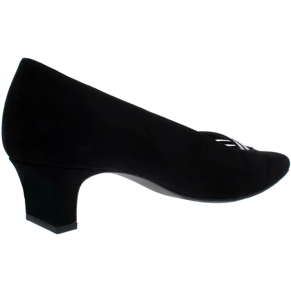 Entice Womens Faux Leather Square Toe Dress Pumps