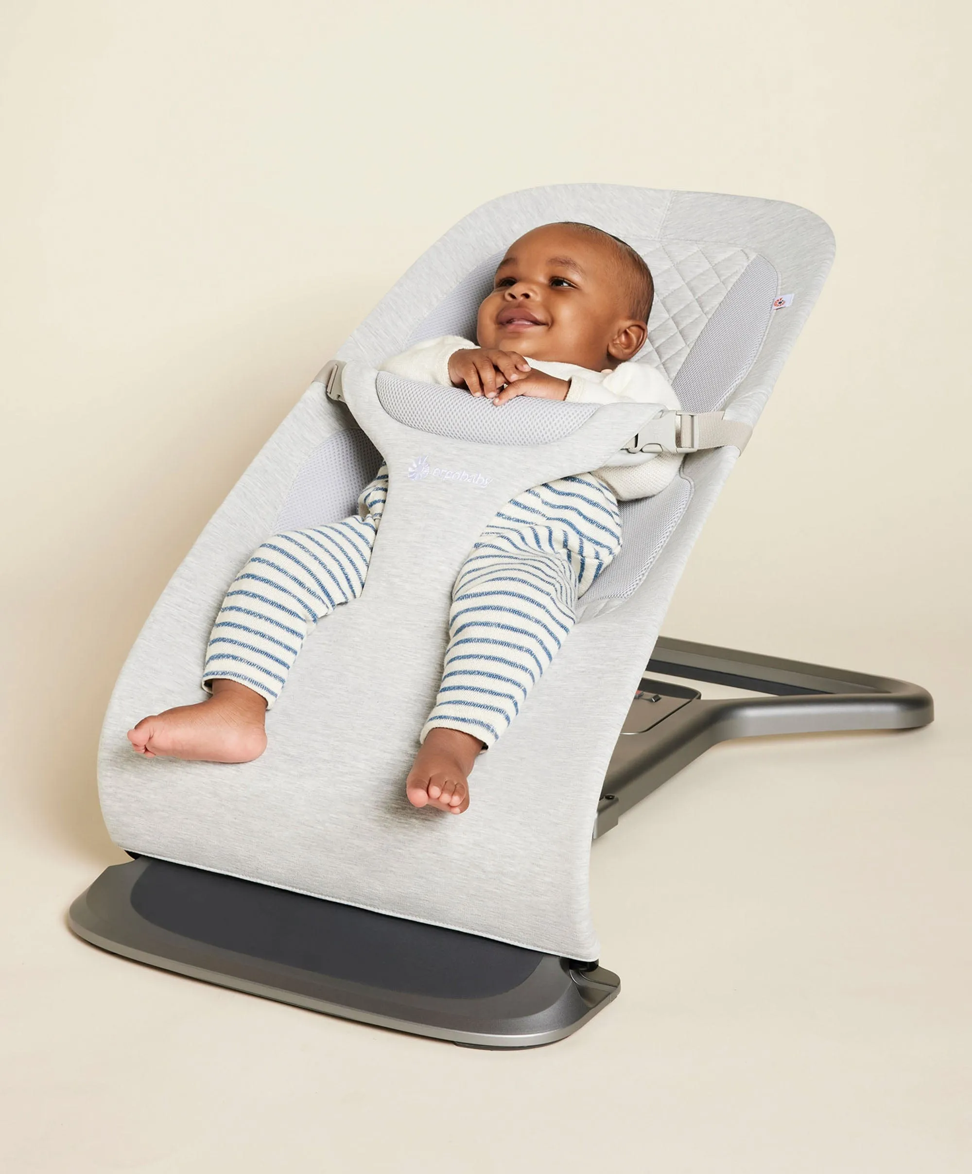Ergobaby 3-in-1 Evolve Bouncer – Light Grey