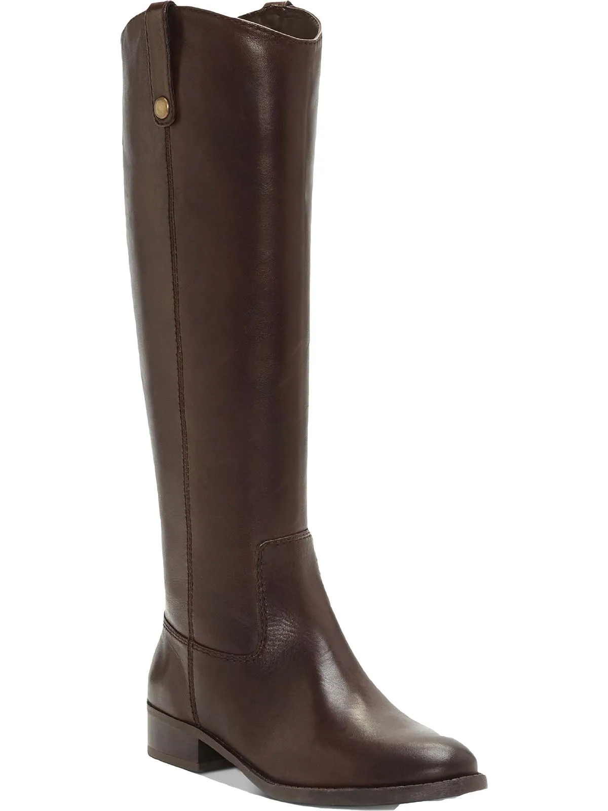 Fawne Womens Leather Knee-High Riding Boots