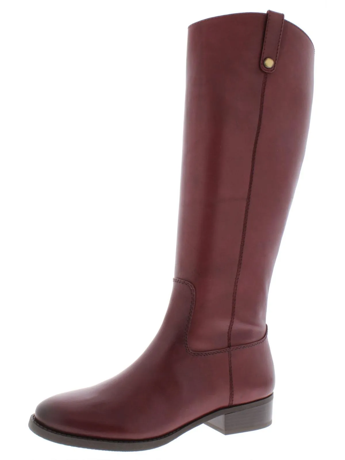 Fawne Womens Leather Knee-High Riding Boots