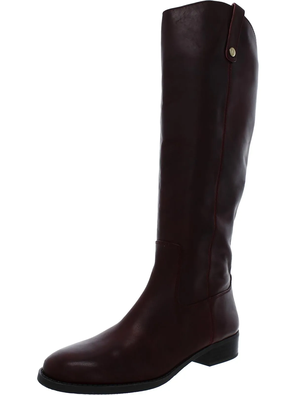 Fawne Womens Leather Knee-High Riding Boots
