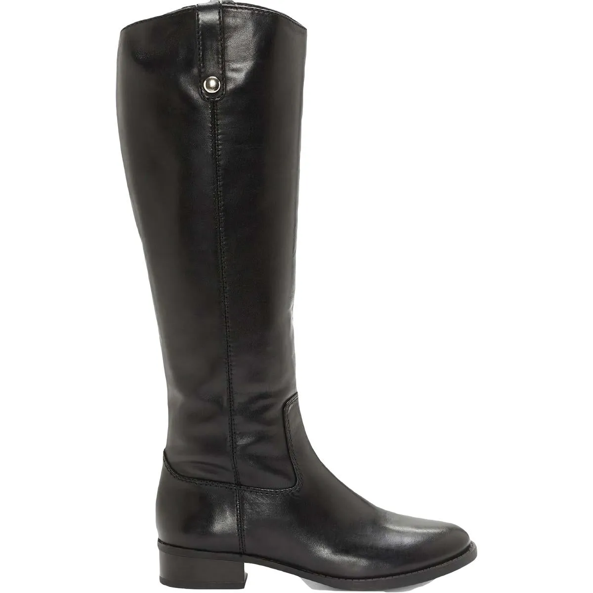 Fawne Womens Leather Knee-High Riding Boots