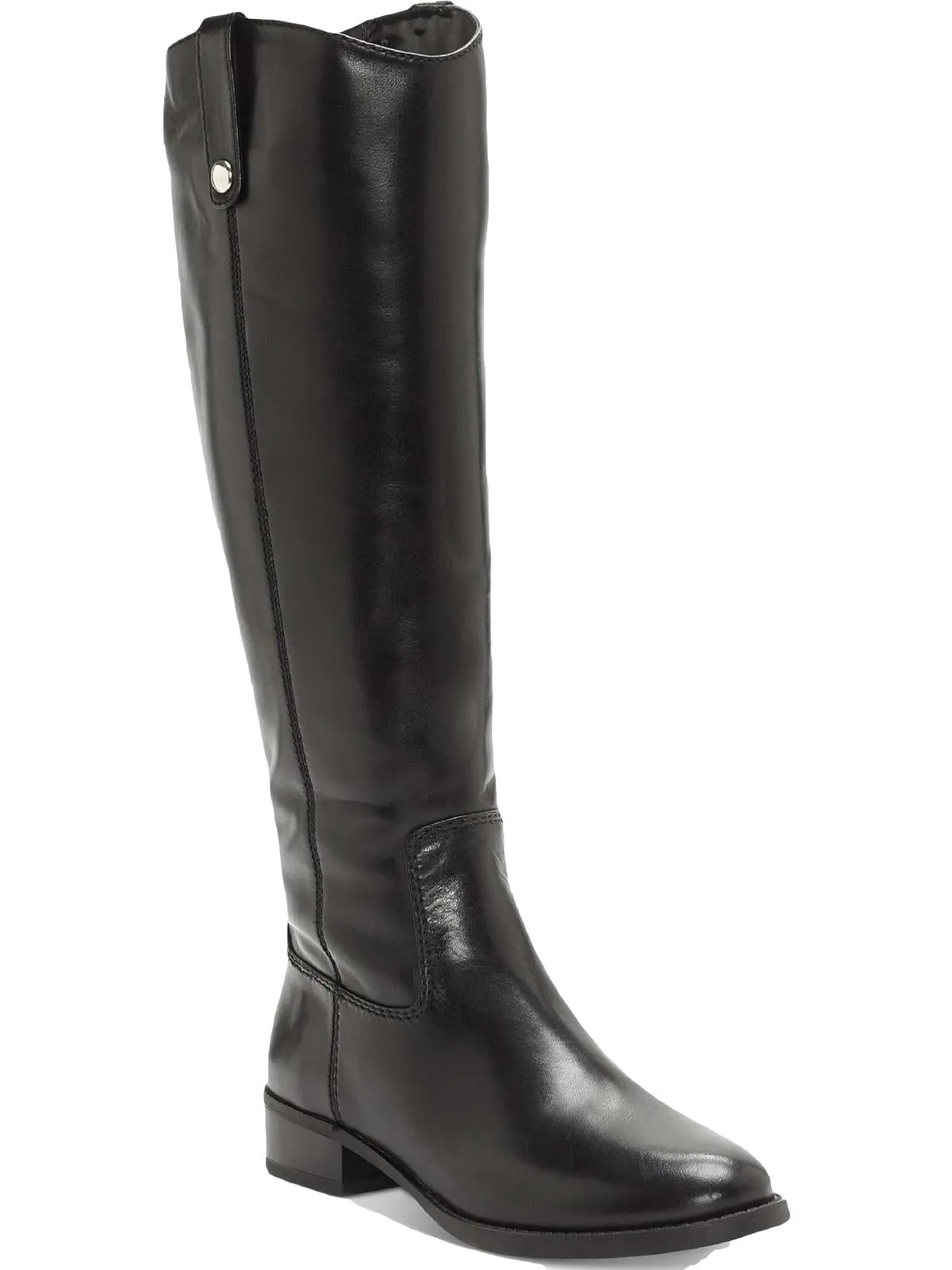 Fawne Womens Leather Knee-High Riding Boots
