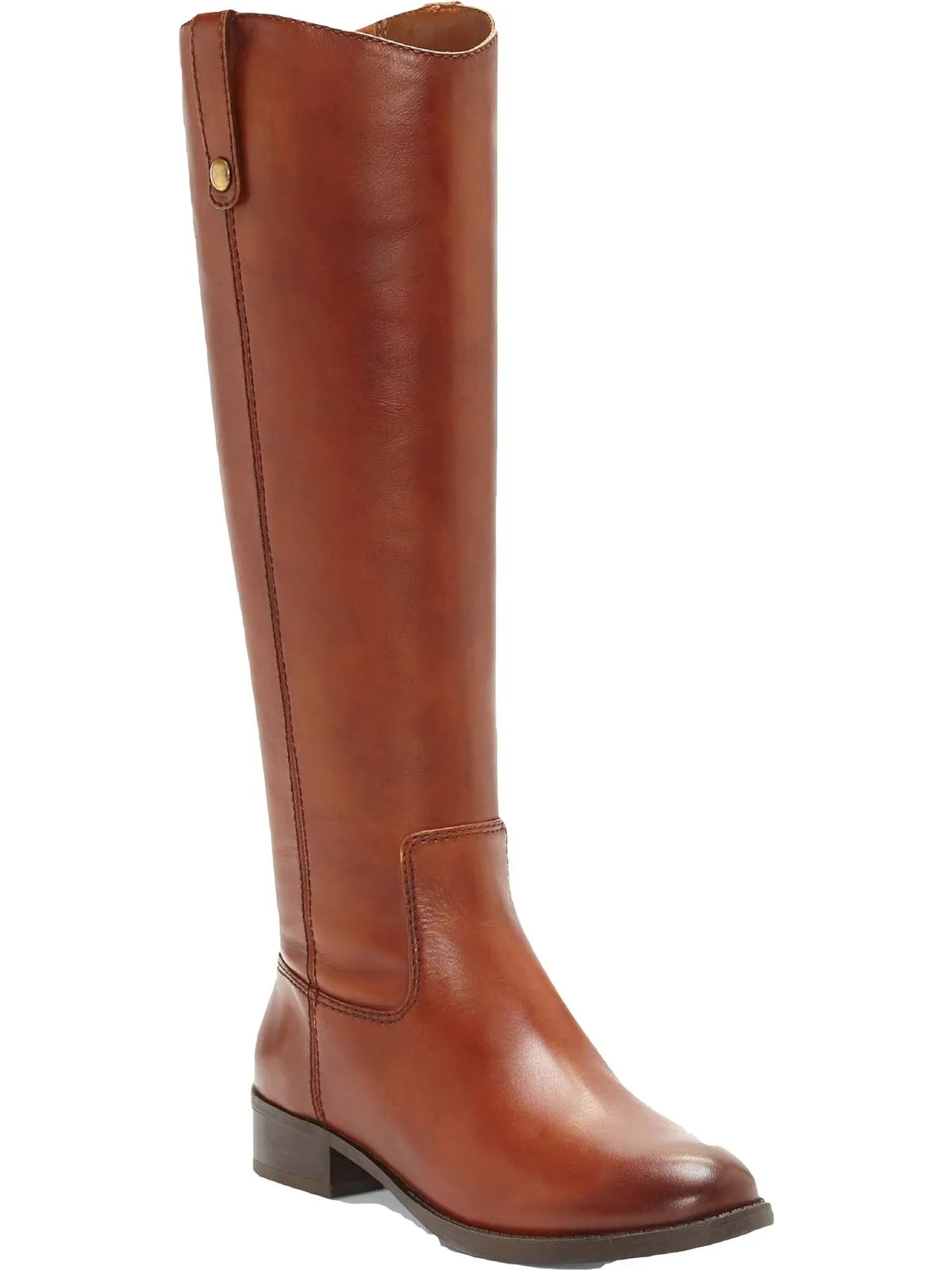 Fawne Womens Leather Knee-High Riding Boots