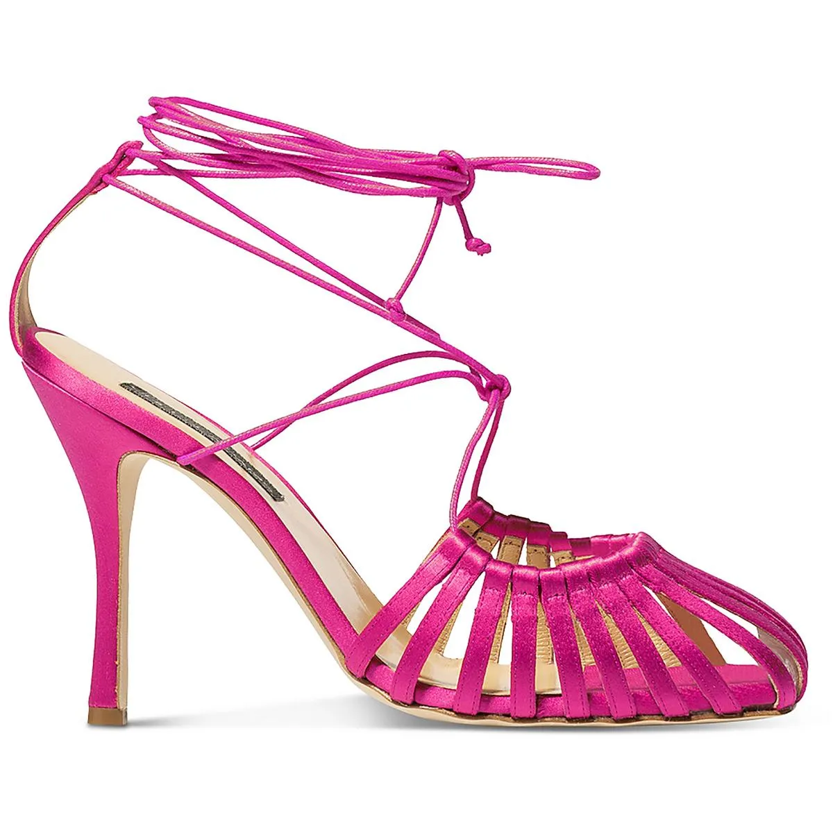 Finn Womens Leather Strappy Heels