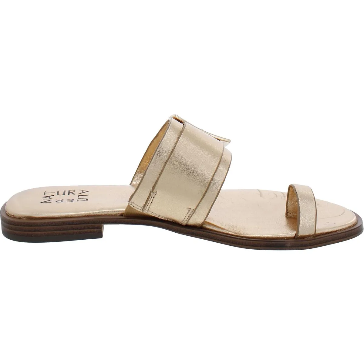 Finola Womens Leather Slide Sandals